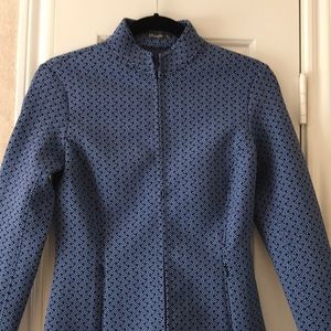J McLaughlin XS blue/navy zip up jacket